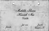 הזמנה לאירוסין של מתילדה תומא והיינריך נוס, יולי 1929, ירושלים.
