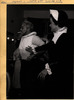 אברהם בן יוסף וחנה מרון בחדר ההלבשה לפני תחילת ההצגה 'מרי סטיוארט', תיאטרון הקאמרי.