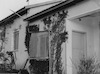 דלת הכניסה לחדרם של הזוג יצחק קסטנר-קציר ועפרה לבית ברכיהו בקיבוץ תל קציר.