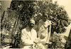 דוד ורות הכהן, עם בתם התינוקת אסתר (נרקיס), חיפה.