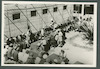 ביקורי משפחות בחצר בית הכלא, חלק מהאסירים משחקים שח-מט, בית הסוהר תל מונד (השרון).