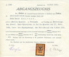 תעודה של הורסט קלנר (דוד עמירן) מאוניברסיטת ברלין על לימודיו בסימסטר בשנת 1931, גרמניה.
