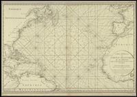 Carte Générale De L'Océan Atlantique ou Occidental Dreßée au Dépôt général des Cartes, Plans et Journaux de la Marine, et Publiée Par Ordre Du Ministre Pour le service des Vaisseaux Français en 1786.