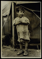World OSE album - Child in an immigrant camp.