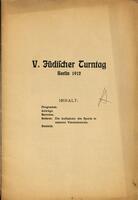 Jüdischer Turntag (5., Berlin 1912).