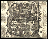 Plan af Jerusalem BrÜhl sc.