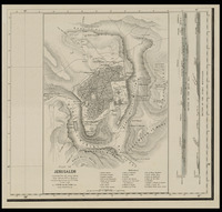 Plan of Jerusalem constructed from the survey made by Lieut. Symonds... in March 1841, and from measurements by...Tobler in 1845&1846 by C.W.M. van de Velde, late Lieut...