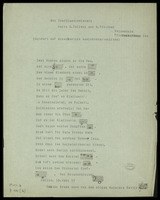 Various poetical texts. 10 poems without date.