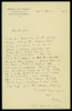 Brief von Karl Kraus an Gustav Landauer.