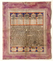 כתובה. הראת, אפגניסטן. תרל"ו.
