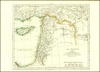 Mapa geografico de Siria y tierras adyacentes : Por el Geografo D. Tomás Mauricio López.