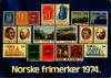 Norske frimerker 1974 – הספרייה הלאומית