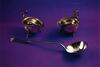 Silver soup ladle and pair of sauceboats – הספרייה הלאומית
