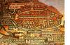 The Holy City of Jerusalem. Part of the Madaba Mosaic Ma – הספרייה הלאומית