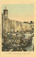 Sefrou. - Juives blanchissant leurs linges à l'Oued – הספרייה הלאומית