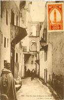 fez.- Une Rue dans le Quartier du Mellah – הספרייה הלאומית