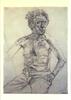 Avigdor Arikha. Self-Portrait, Nude Torso, 1980 – הספרייה הלאומית