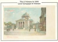 Great Synagogue in Warsaw – הספרייה הלאומית