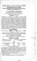 Le Cas de la voyante de la rue de Paris d'après la tradition et la magie.