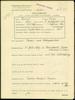 Applicant: David, Mayer; born 13.10.1899 in Ottynia (Poland); married.