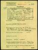 Applicant: Grüner, Isak; born 14.3.1896 in Chrzanów (Poland); married.
