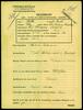 Applicant: Huth, Erich; born 18.1.1910 in Austerlitz; single.