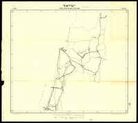 ישראל - מפת נקודות קבע של האיזון המדויק עבד, שרטט והודפס ע"י מחלקת המדידות.