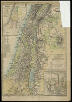 מפת ארץ הקדושה לס' "ארץ חמדה" מאת נ. סאקאלאו ; Bearbeitet von H.Kiepert.
