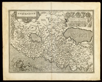 Terra Sancta a Petro Laicstain perlustrata, et ab eius ore e t schedis a Christiano Schrot in tabulam redacta.