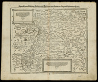 Syria-Cypern-Palestina-Mesopotamia-Babylonia-zwey Arabia-mit Bergen, Waesseren und Stetten