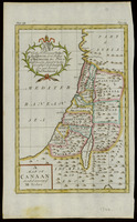 A map of Canaan divided among ey XII Tribes [Dedication signed by] Thos Stackhouse.
