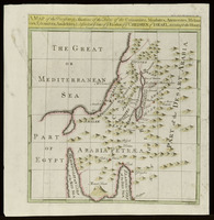 A Map of the Divisions & Situations of the Tribes of Canaanites, Moabites, Ammonites, Midianites, Edomites, Amalekites & C. before & at the time of the Exodus of the Children of Israel according to this History / S.W. Sculpt.