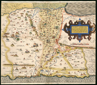 Tribus Ephraim, Beniamin, et Dan iste videlicet Terrae Sanctae tractus, qui in regionis partitione istis tribus tribubus datus est.
