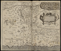 Tribus Ephraim, Beniamin, et Dan iste videlicet Terrae Sanctae tractus, qui in regionis partitione istis tribus tribubus datus est.