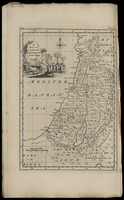 A map of Canaan divided among the Twelve Tribes