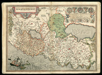Terra Sancta a Petro Laicstain perlustrata, et ab eius ore e t schedis a Christiano Schrot in tabulam redacta.