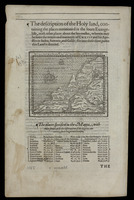 The description of the Holy Land, containing the places mentioned in the foure Evangelists...
