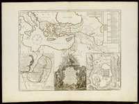 Carte des Voyages de Notre Seigneur Jesus-Christ et ceux des Apostres St. Pierre et St. Paul dans l'Asie et dans l'Europe Dressee sur les couvrages des Sieurs Sanson. Par le Sr. Robert 1747.