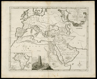 De X.de landkaart vertoonende de van ouds bekende waereld door W.A. Bachiene... te Maastricht.