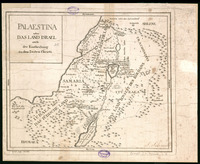 Palaestina oder das Land Israel nach der Eintheilung zu den Zeiten Christi J.O.Berndt Sculp.