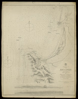 Mediterranean Sea. Syria. Bay of Acre Surveyd by Messrs. T.A.Hull& F.Bl. Christian R.N. under the direction of Commr. A.L.Mansell, R.N., 1862, Engraved by J.&C. Walker.