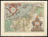 Palestinae sive totius Terrae Promissionis nova descriptio avctore Tilemanno Stella Sigenens – הספרייה הלאומית