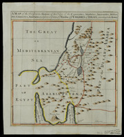 Map of the Divisions & Situations of the Tribes of Canaanites, Moabites, Ammonites, Midianites, Edomites, Amalekites &c. before & at ye time of ye Exodus of ye Children of Israel according to this History / E. Bowen Sculpt.