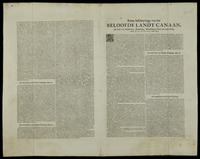 Het beloofde Landt Canaan door wandelt van onſen Salichmaaker Jesus Christus neffens ſyne Apoſtelen / Nieuwelycks uyt Gegeven door Cornelis Danckerts voor den op Nieuwendyck in den Atlas met Previlegie.; Albert Schut sculp.