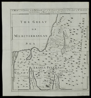 A map of the journey in the wilderneſs and of the Conquest and Partition of the Land of Canaan by the Children of Iſrael, according to this History.