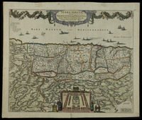 Terra Sancta, sive Promissionis, olim Palestina / recens delineata et in lucem edita per Fredericum de Wit ; Gedruckt... by Pieter Mortier.