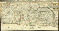 Iudæa seu Terra Sancta, quæ Hebræorum sive Israelitarum Terra in suas duodecim tribus divisa, eæ vero sunt cis Iordanem Tribus Iuda... / Joann Georg Koller excudit; Francisci Caccia.