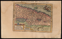 Tabula Cananææ prout tempore Chriʃti et Apoʃtolorum diviʃa fuit.