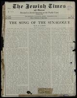 The song of the synagogue.