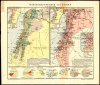 Wirtschaftskarte von Syrien / von Dr. Hans Fischer ; Photolithographie von Wagner & Debes, Leipzig.